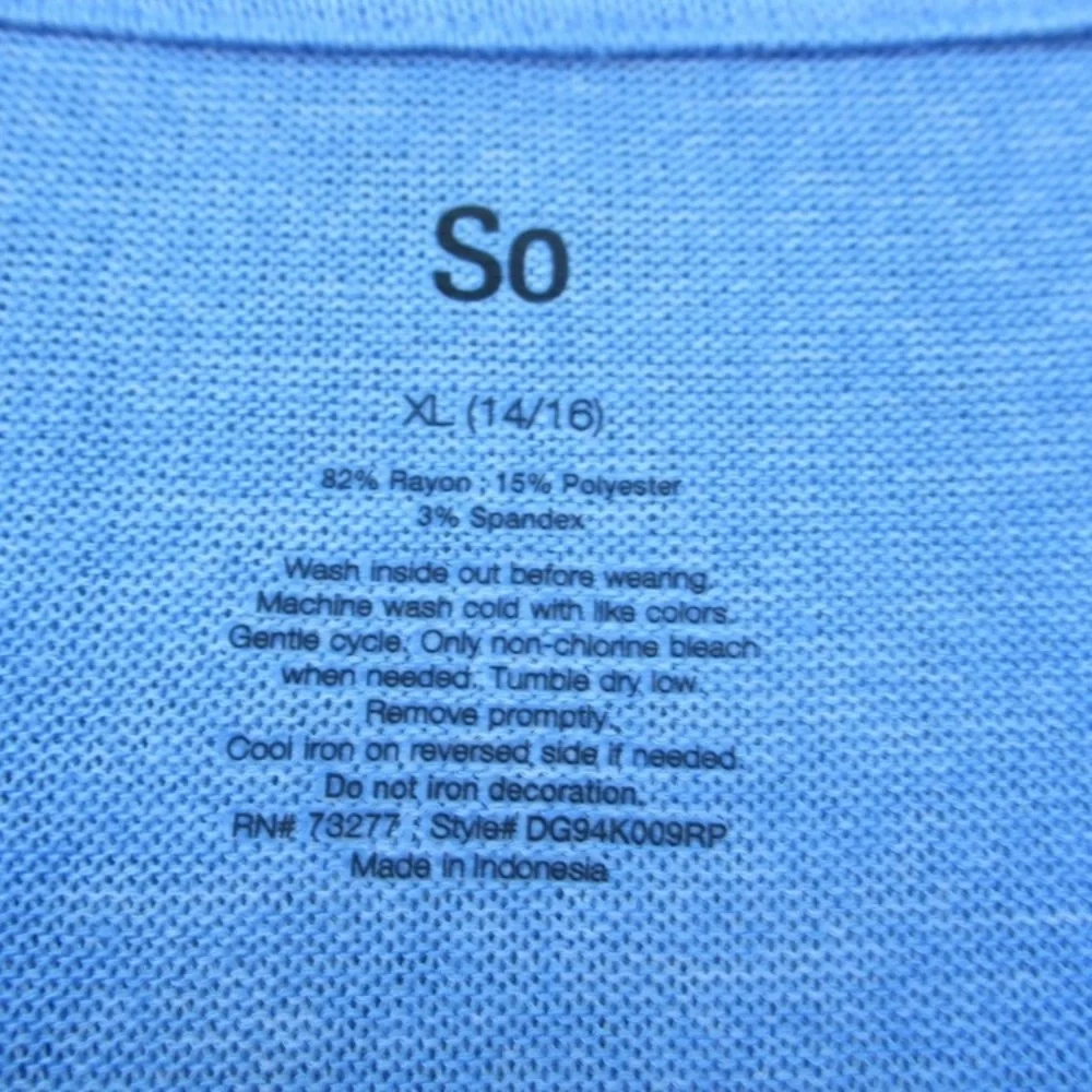 Relisted SO Sprinkle Kindness cozy glitter graphic top girls XL 14 / 16 - Picture 8 of 17